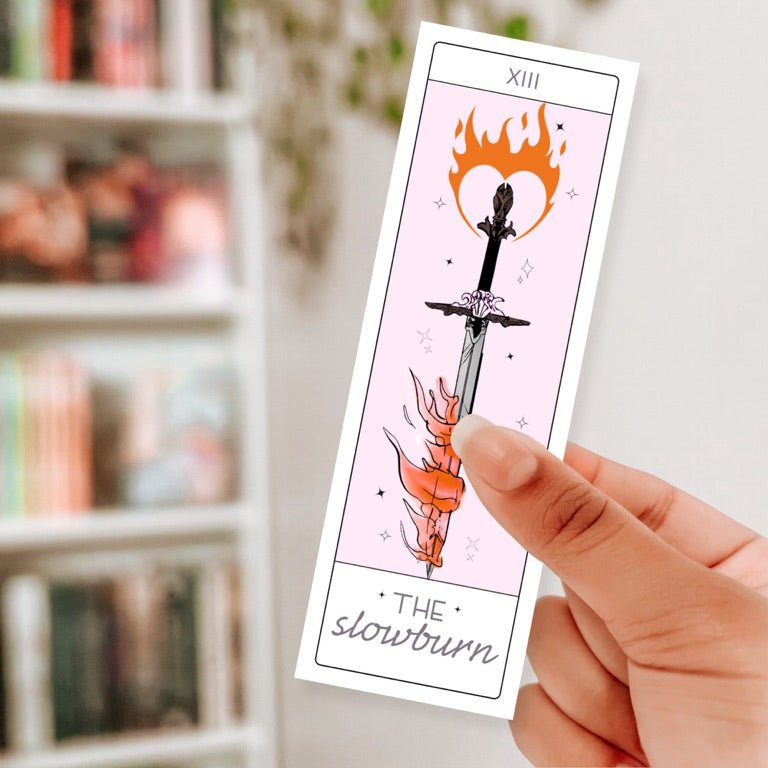 The Slowburn Tarot Card Sparkle Bookmark - Awfullynerdy.co