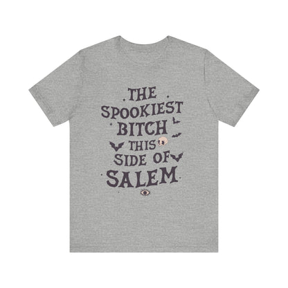 The Spookiest B This Side of Salem Unisex Jersey Short Sleeve Tee - Awfullynerdy.co