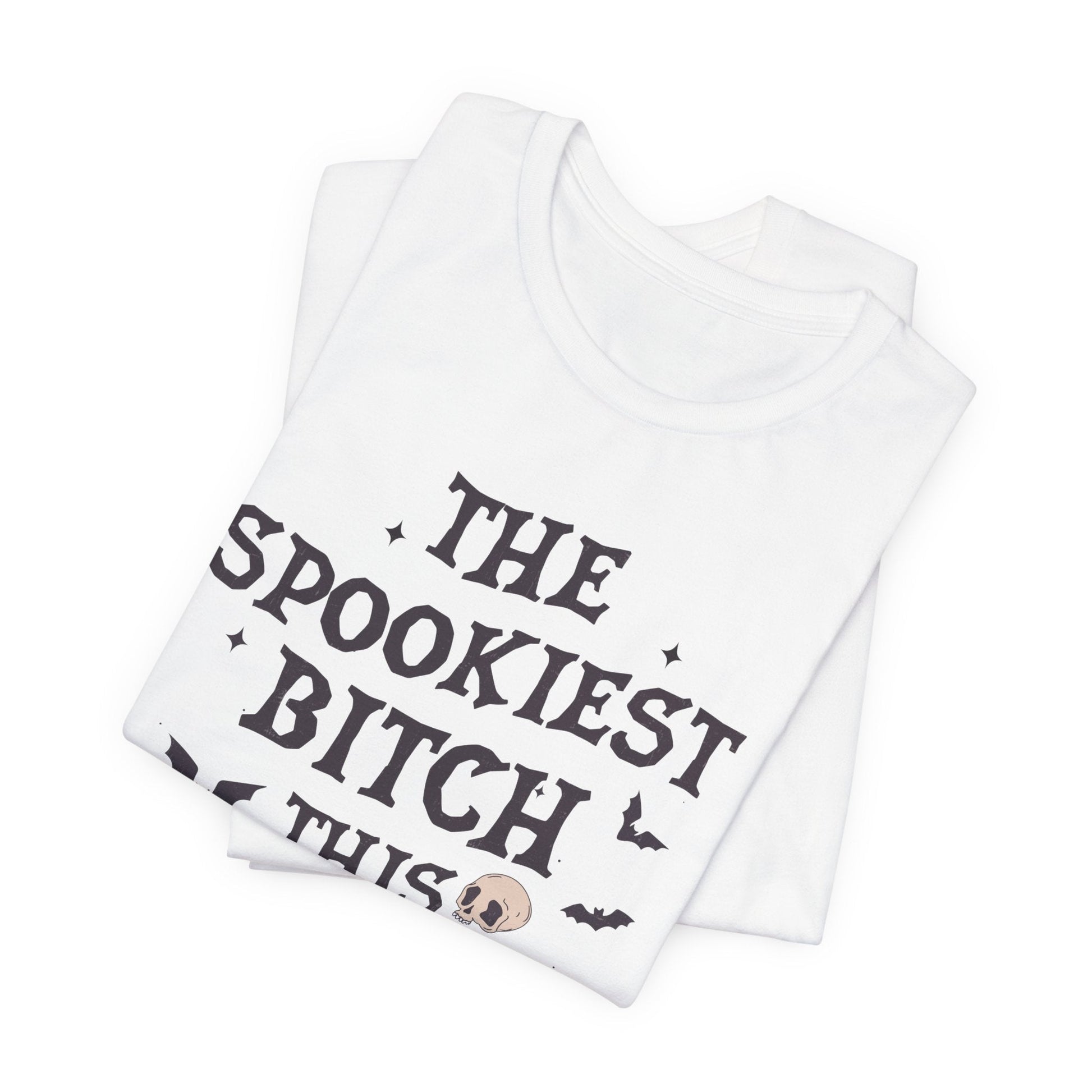 The Spookiest B This Side of Salem Unisex Jersey Short Sleeve Tee - Awfullynerdy.co