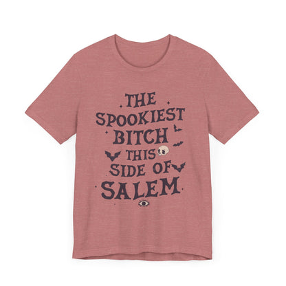 The Spookiest B This Side of Salem Unisex Jersey Short Sleeve Tee - Awfullynerdy.co