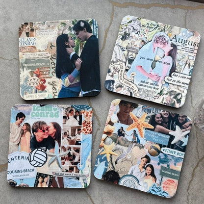 The Summer I Turned Pretty Inspired Coasters - Set of 4 - Awfullynerdy.co
