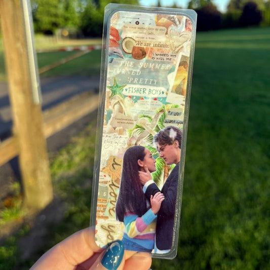 The Summer I Turned Pretty Inspired Collage Dual - Sided Cardstock Bookmark - Awfullynerdy.co