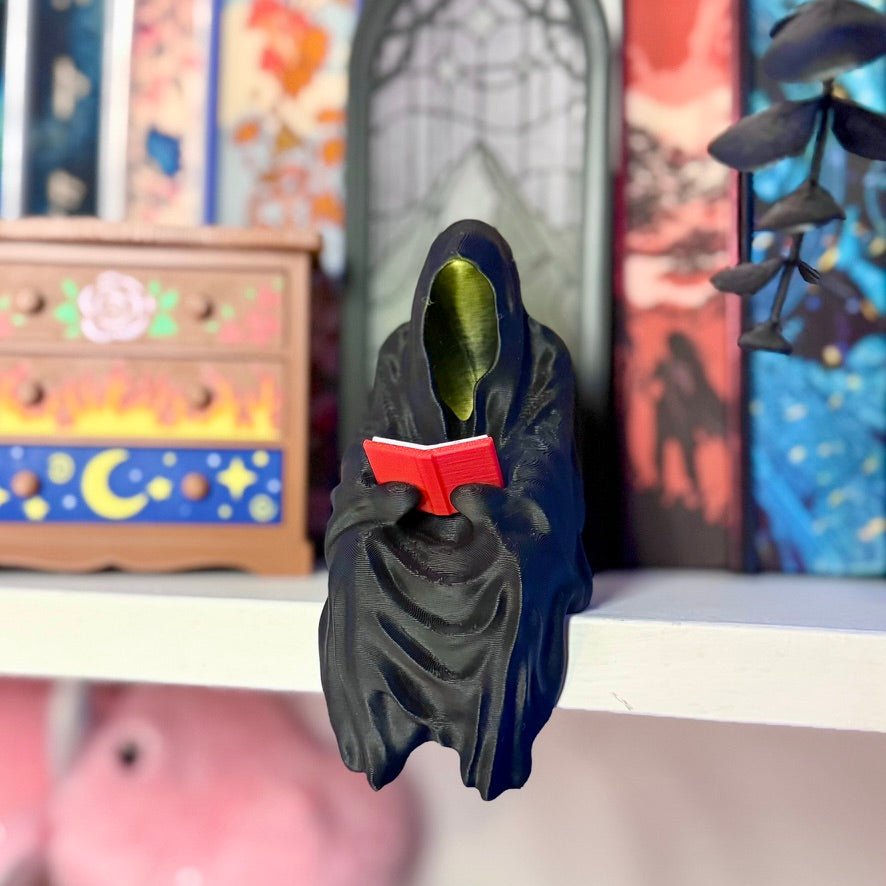 The Suriel Reading a Book Tealight Holder Bookshelf Decor - Awfullynerdy.co