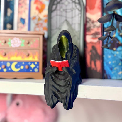 The Suriel Reading a Book Tealight Holder Bookshelf Decor - Awfullynerdy.co