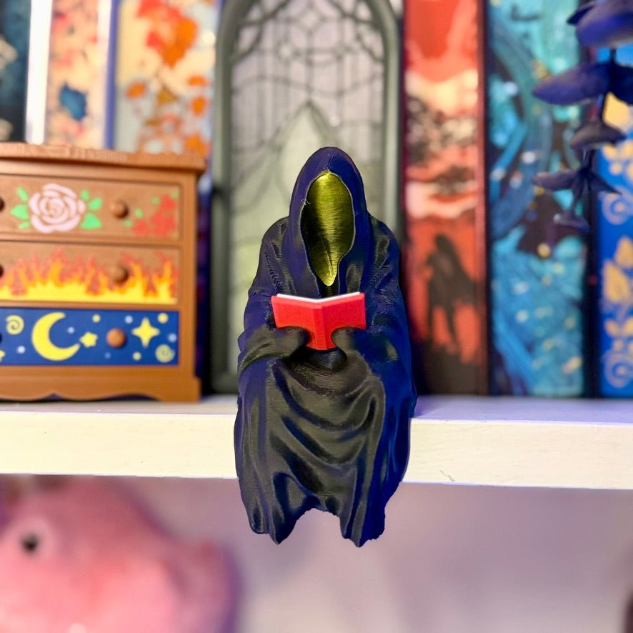 The Suriel Reading a Book Tealight Holder Bookshelf Decor - Awfullynerdy.co