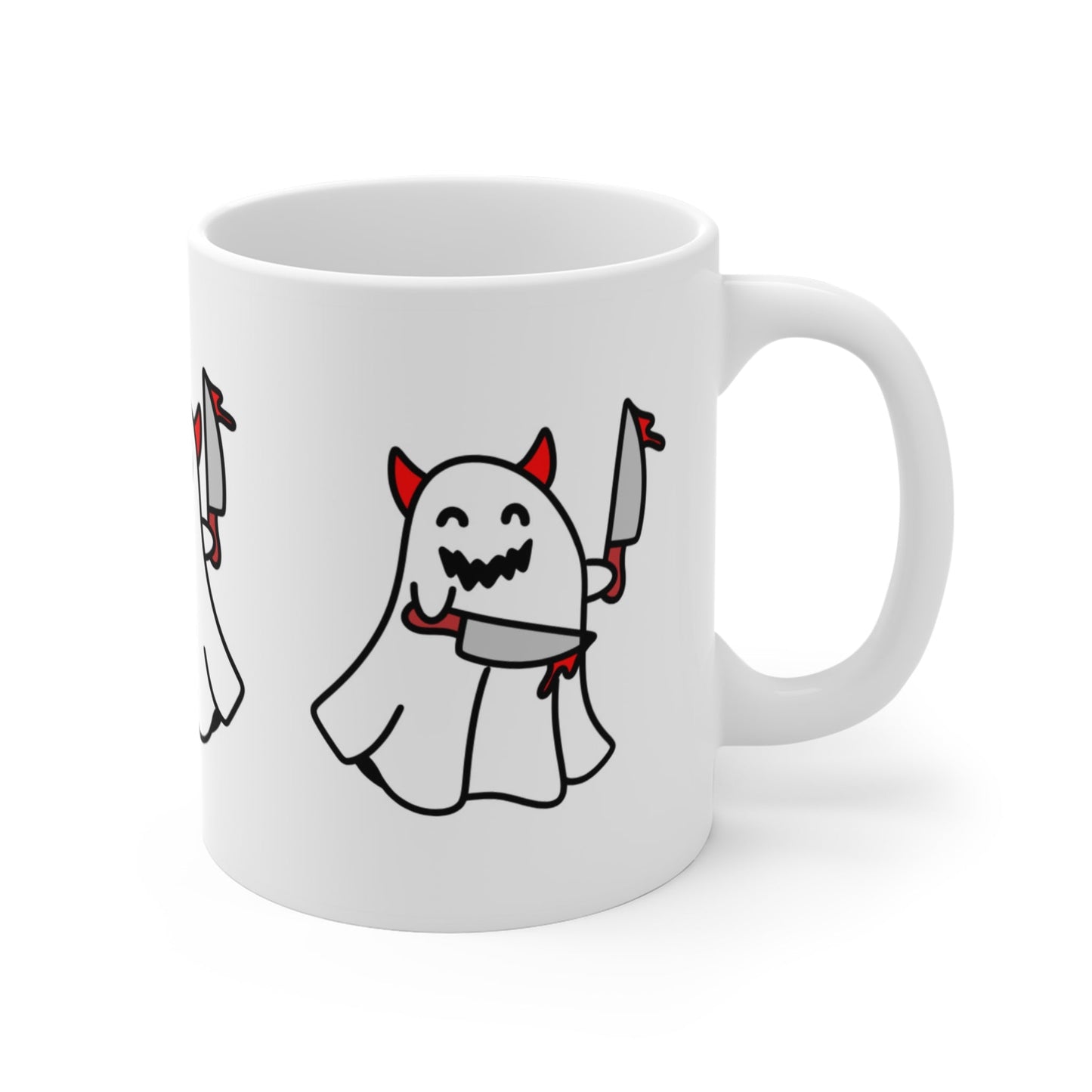 Thriller Ghosts Cute Mug 11oz - Awfullynerdy.co