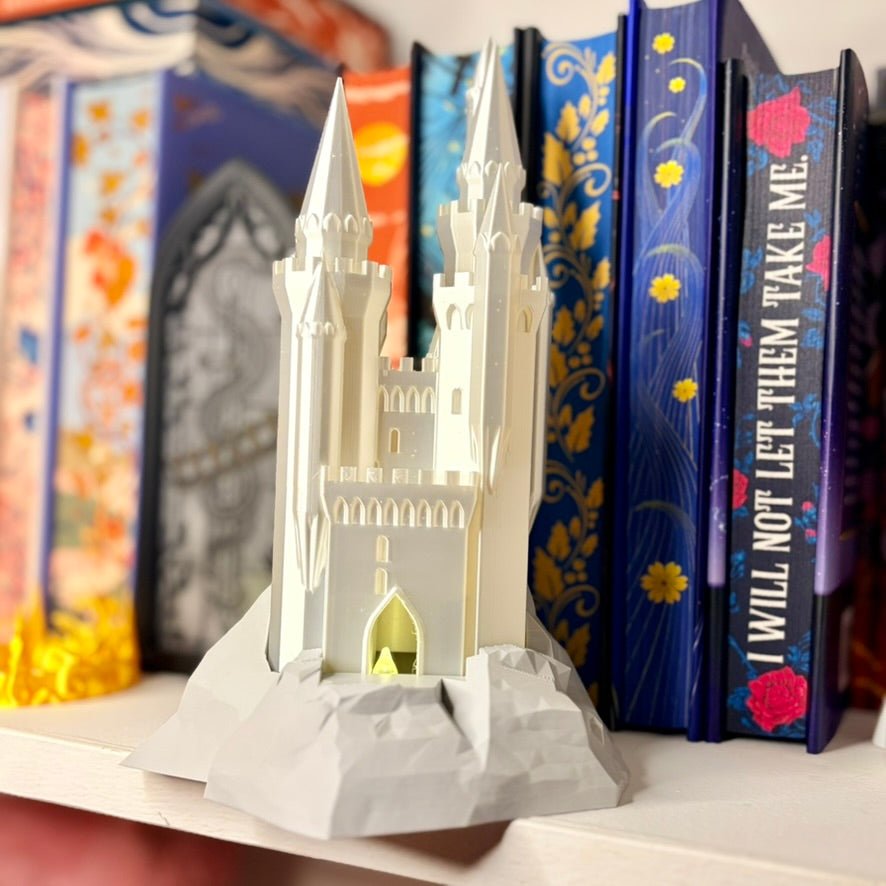 Throne of Glass Inspired Castle Bookshelf Decor - Awfullynerdy.co