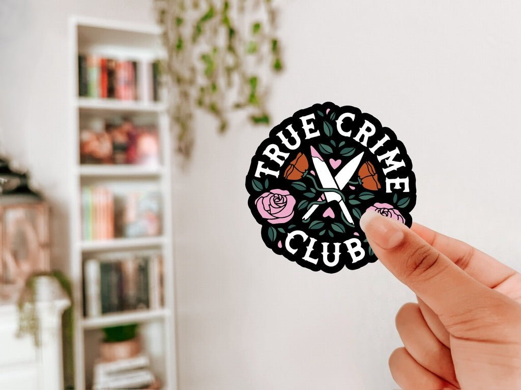 True Crime Club Sticker - Awfullynerdy.co