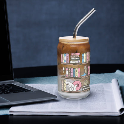 TS Book Shelf Can - shaped glass - Awfullynerdy.co