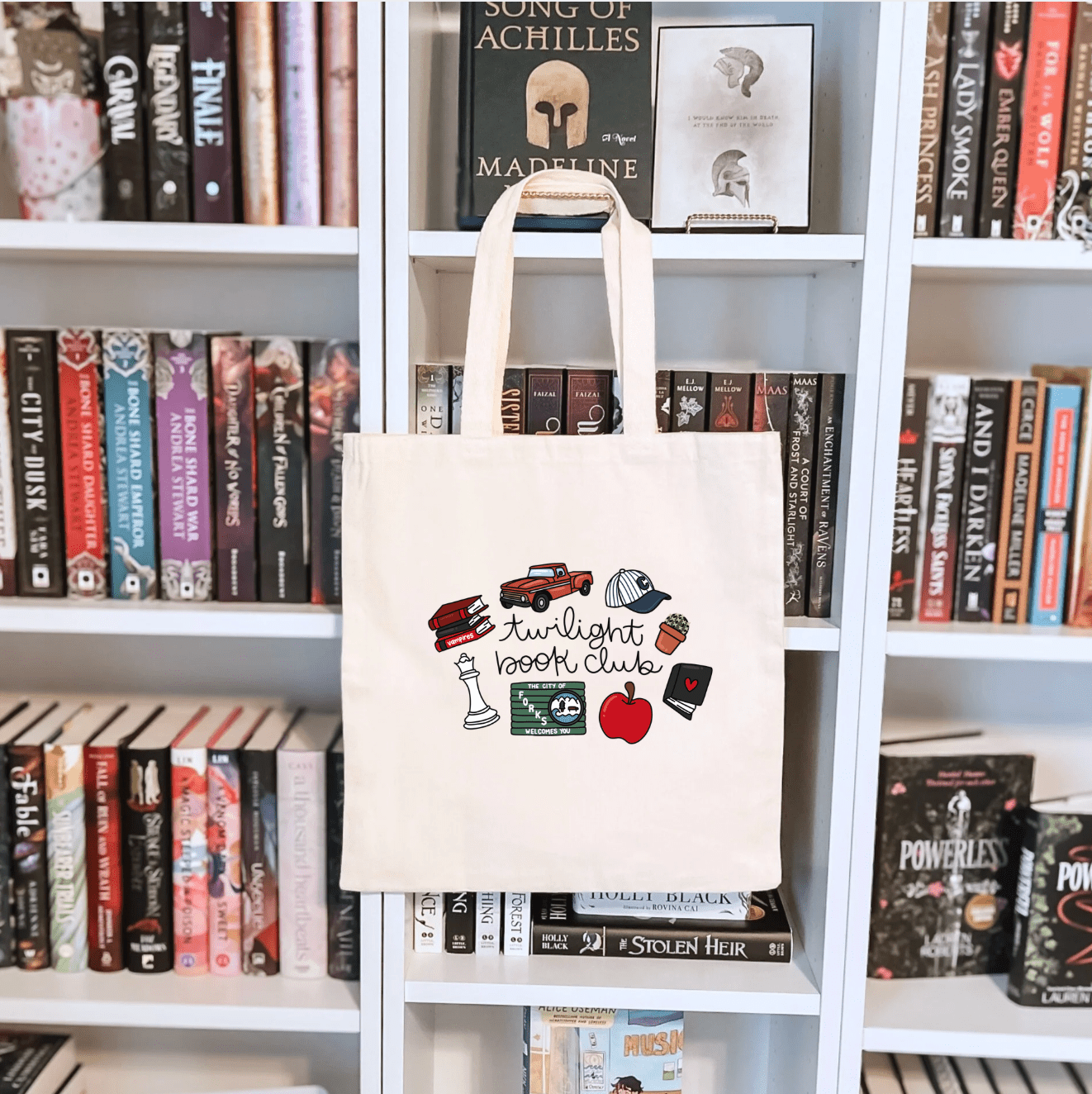 Twilight Book Club Sublimated Canvas Tote Bag - Awfullynerdy.co