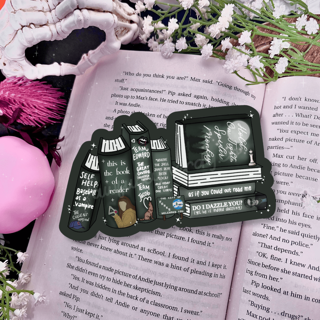 Twilight Books and Quotes Inspired Cardstock Bookmark - Awfullynerdy.co