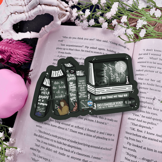 Twilight Books and Quotes Inspired Cardstock Bookmark - Awfullynerdy.co