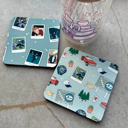 Twilight Inspired Symbols Coasters - Set of 2 - Awfullynerdy.co