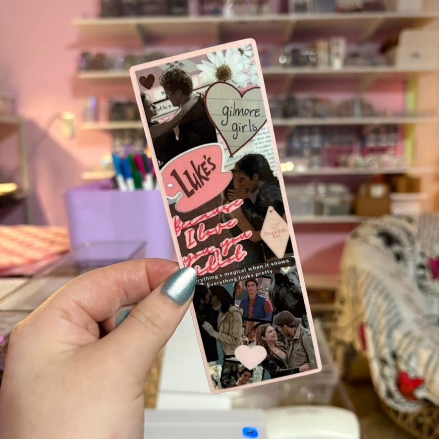 Valentines Day Gilmore Girls Inspired Collage Bookmark - Awfullynerdy.co