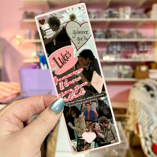 Valentines Day Gilmore Girls Inspired Collage Bookmark - Awfullynerdy.co