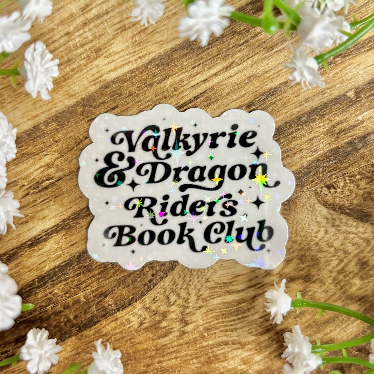 Valkyrie & Dragon Rider Book Club Sticker - Awfullynerdy.co