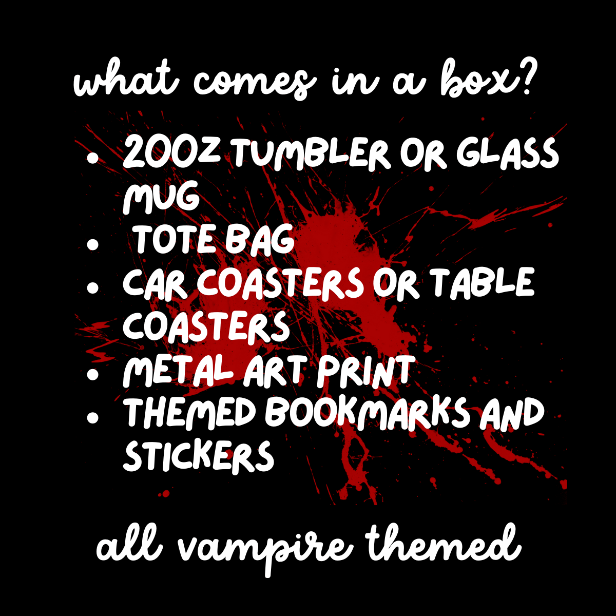 🦇 Vampire Bookish Mystery Box | Twilight, TVD & Spooky Bookish Merch - Awfullynerdy.co