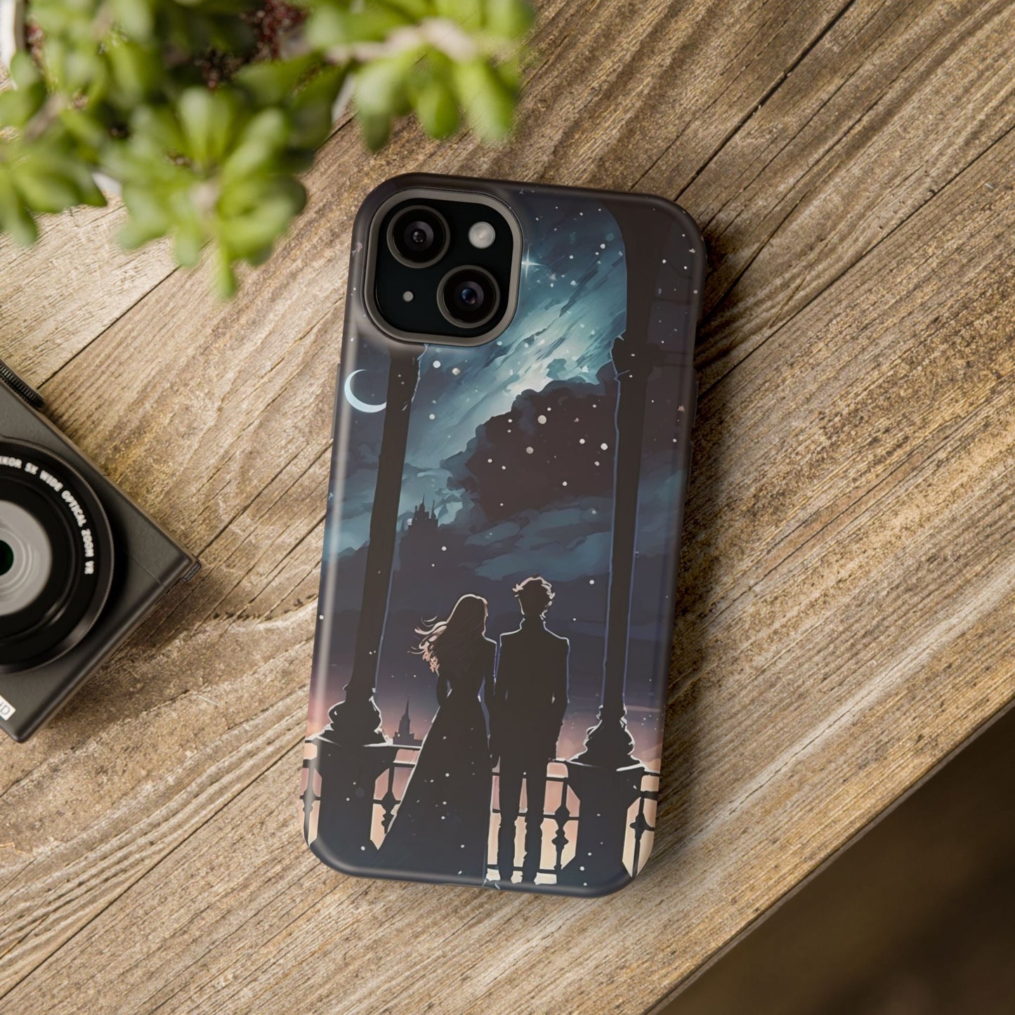 Velaris Inspired MagSafe Magnetic Tough Case - iPhone - Feyre and Rhysand - Starlight, Phone Case, Phone Cover, Rhysand and Feyre, Book - Awfullynerdy.co