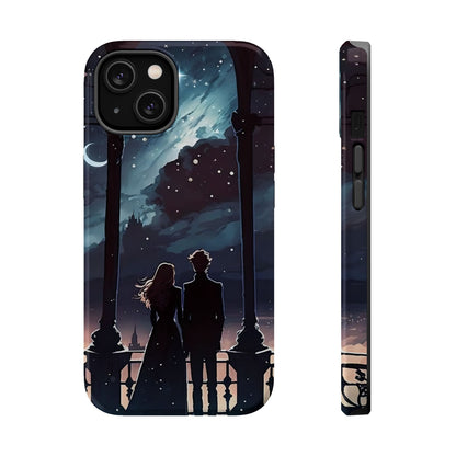 Velaris Inspired MagSafe Magnetic Tough Case - iPhone - Feyre and Rhysand - Starlight, Phone Case, Phone Cover, Rhysand and Feyre, Book - Awfullynerdy.co