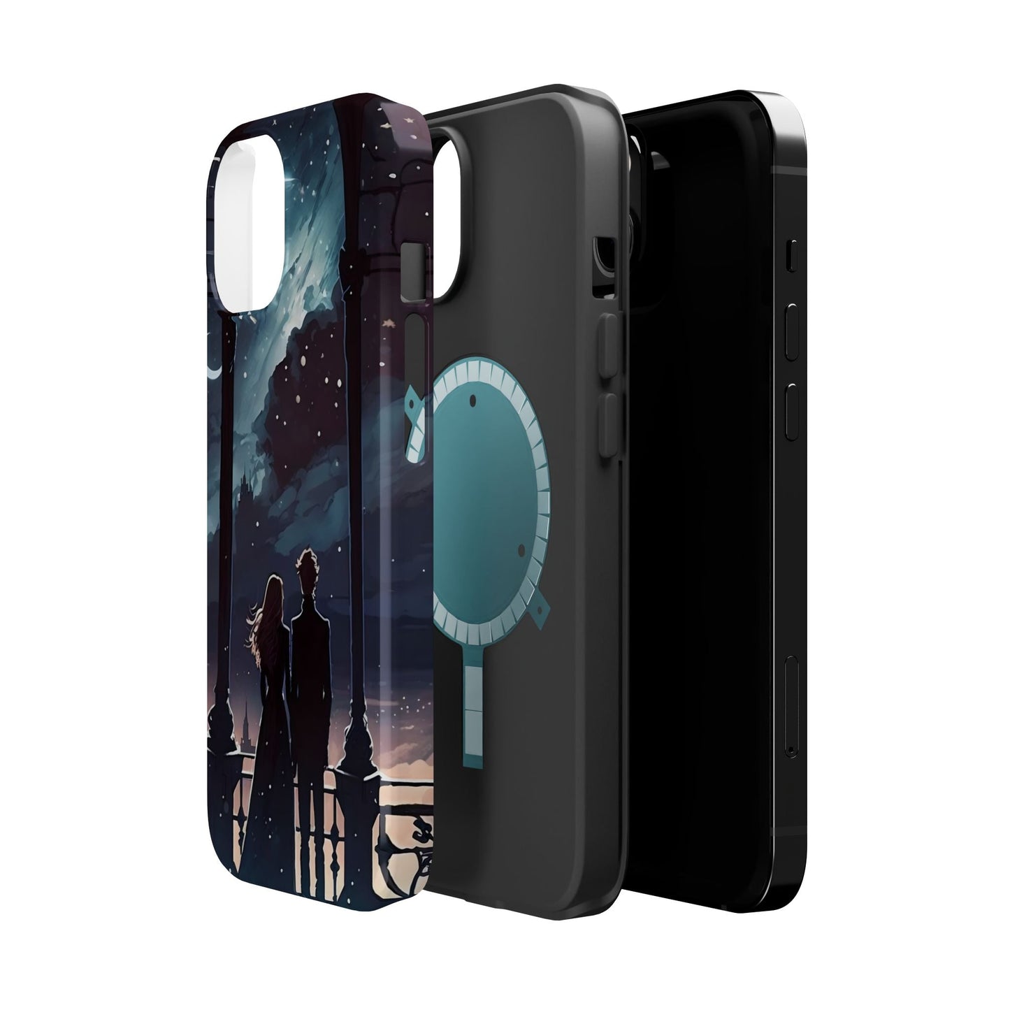 Velaris Inspired MagSafe Magnetic Tough Case - iPhone - Feyre and Rhysand - Starlight, Phone Case, Phone Cover, Rhysand and Feyre, Book - Awfullynerdy.co