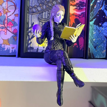 Violet inspired Bookshelf Decor - Awfullynerdy.co