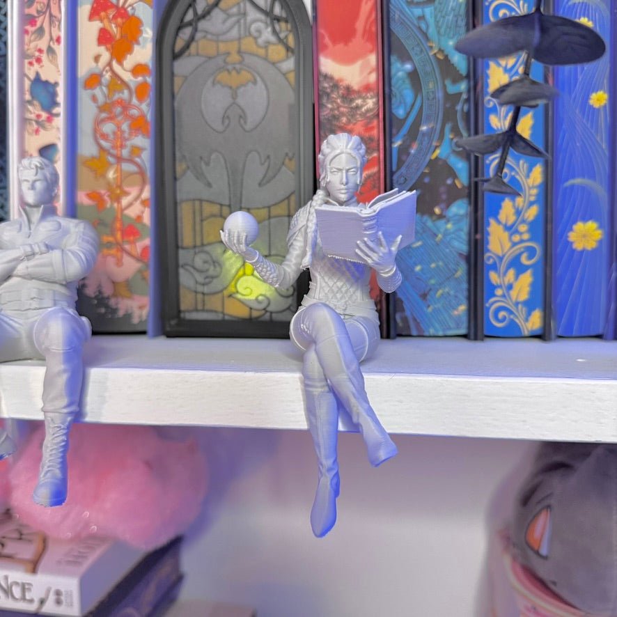 Violet inspired Bookshelf Decor - Awfullynerdy.co