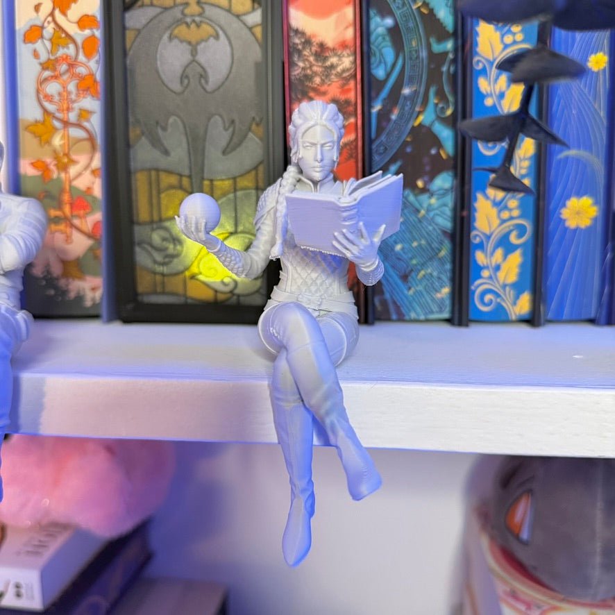 Violet inspired Bookshelf Decor - Awfullynerdy.co