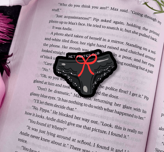 Wet Panties Club Smut Matte Vinyl Sticker – Durable Waterproof Bookish Decal - Awfullynerdy.co