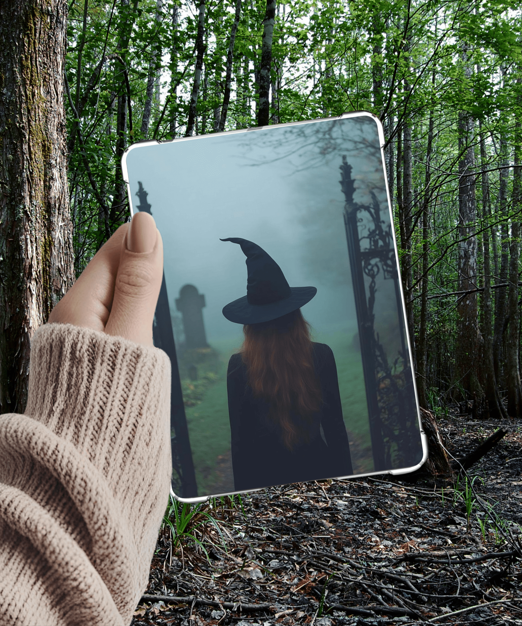 Witchy Forest Kindle Paperwhite Insert - Awfullynerdy.co