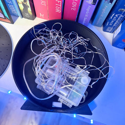 Wolf Moon and Stars Light Up Book Nook - Awfullynerdy.co