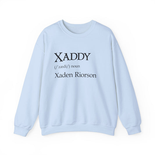 Xaddy Fantasy - Inspired Unisex Crewneck Sweatshirt, Adventure Themed Gift, Cozy Casual Wear, Perfect for Book Lovers, Ideal for Birthdays or - Awfullynerdy.co