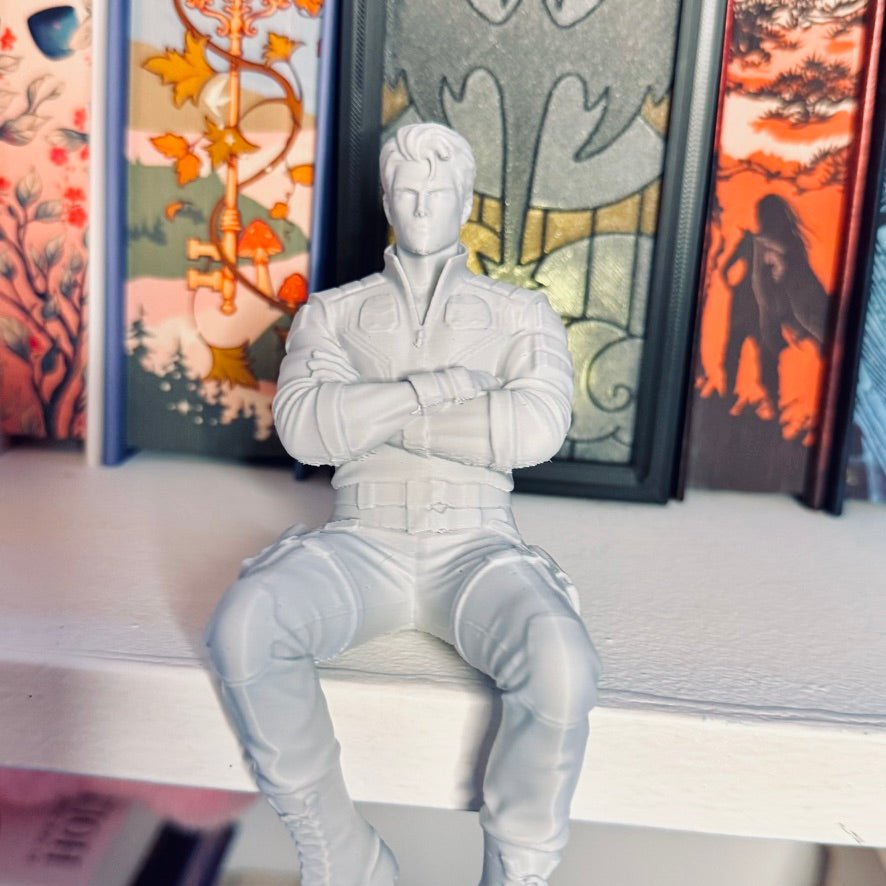 Xaden inspired Bookshelf Decor - Awfullynerdy.co