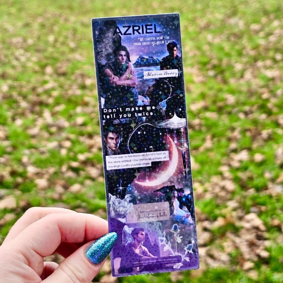 Azriel ACOTAR Laminated Cardstock Bookmark - Awfullynerdy.co