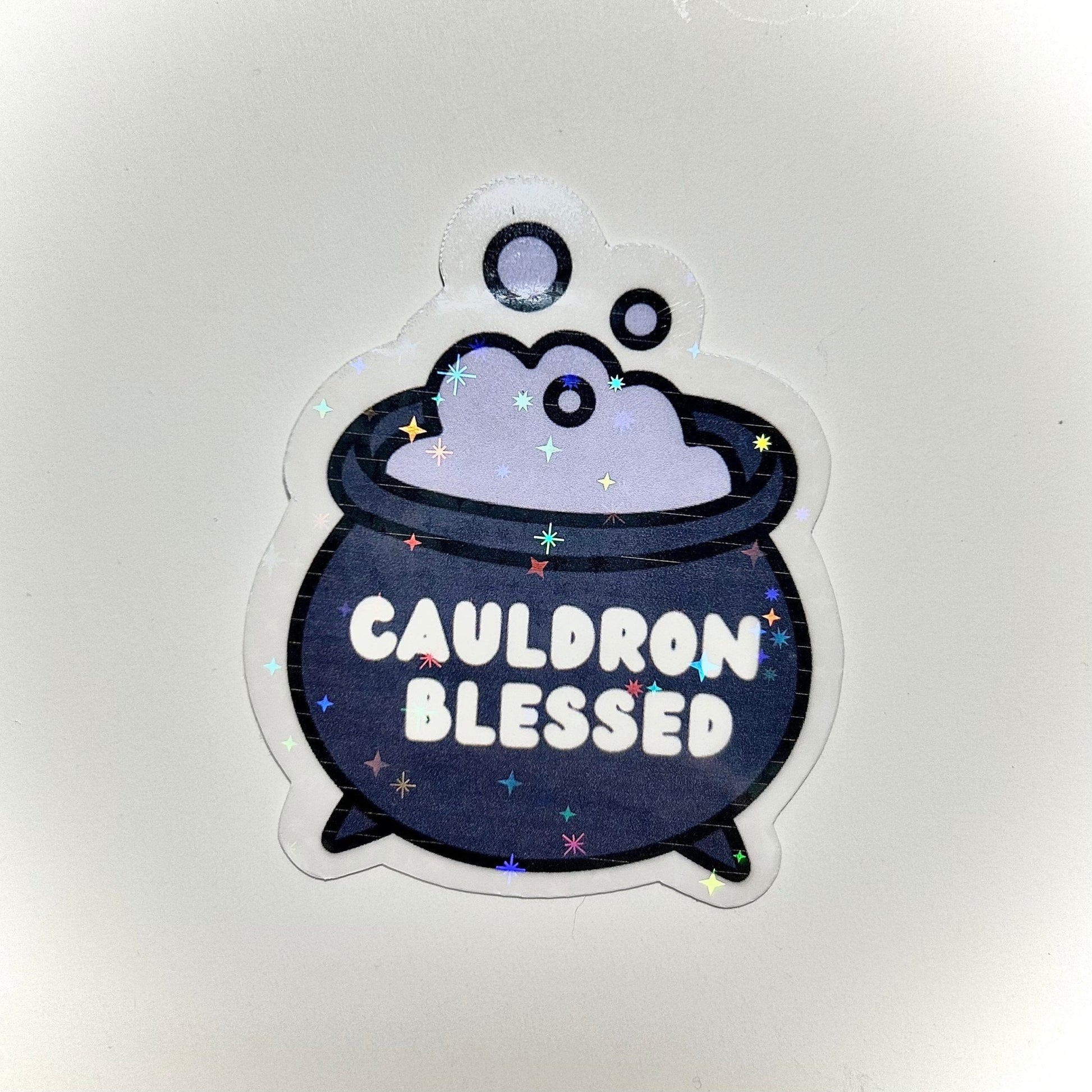 Cauldron Blessed Sticker - Awfullynerdy.co