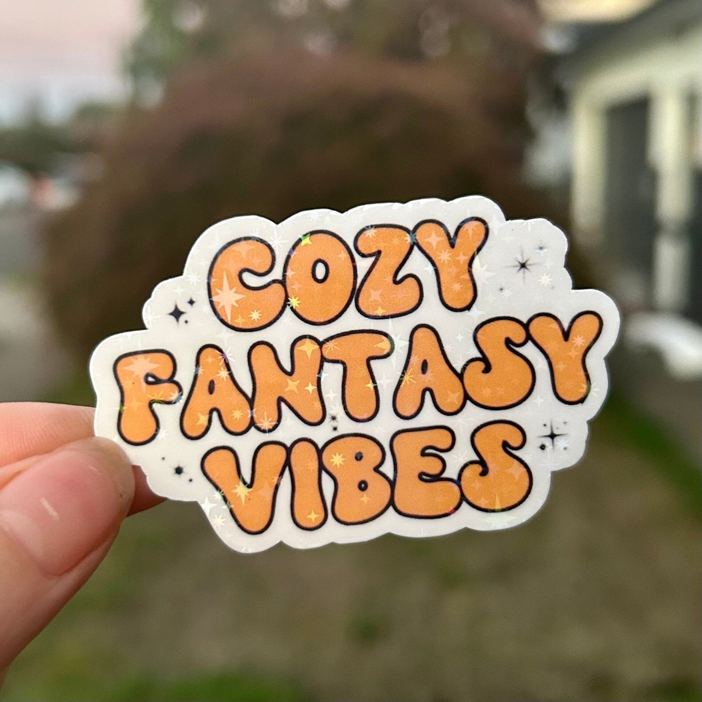 Cozy Reading Vibes Stickers - Awfullynerdy.co