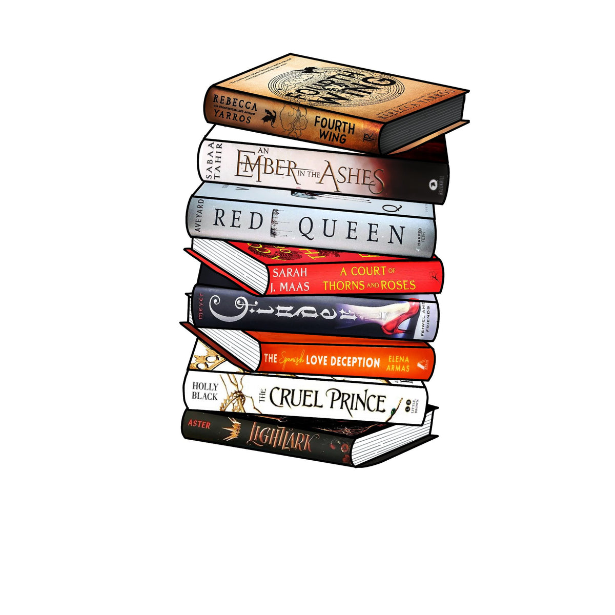 3 Stack Only Sticker Custom Book Stack Sticker - Awfullynerdy.co – Awfullynerdy.co