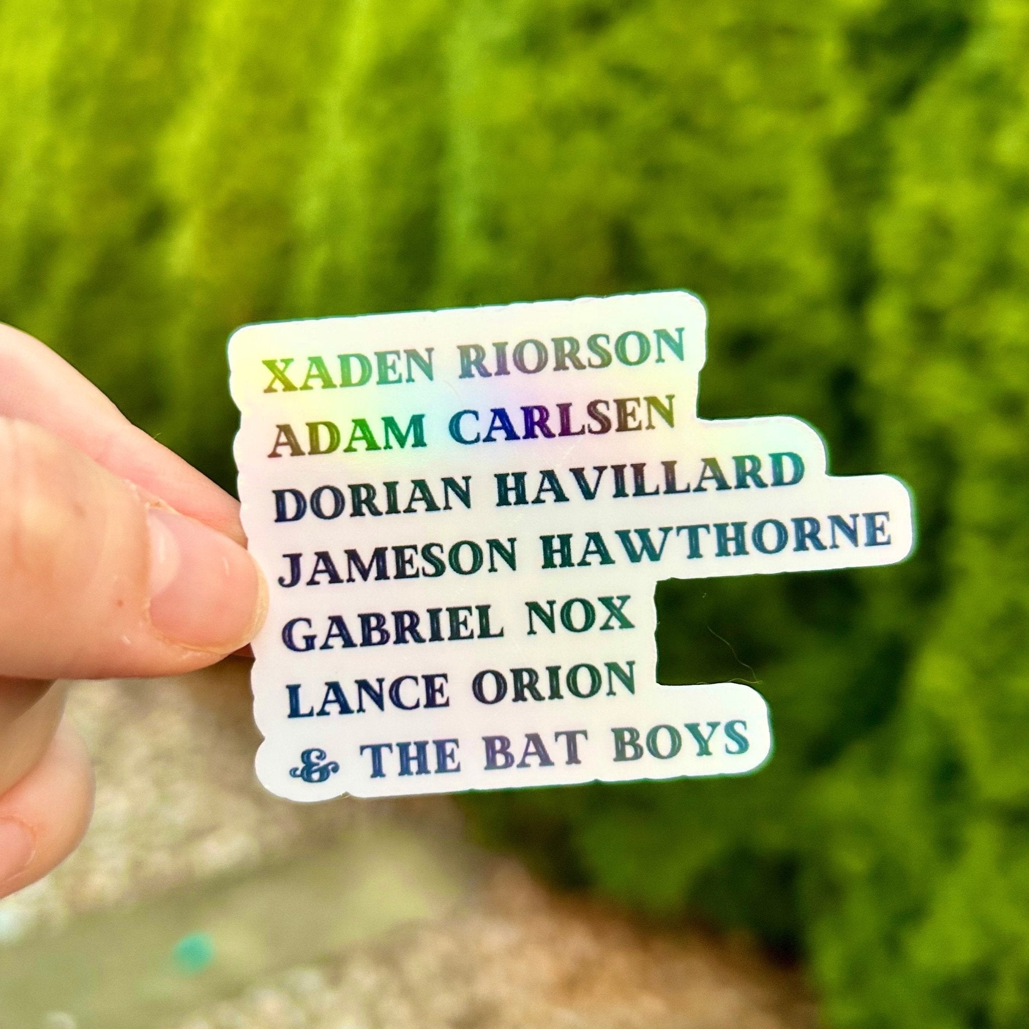 Custom Names Sticker - Awfullynerdy.co – Awfullynerdy.co