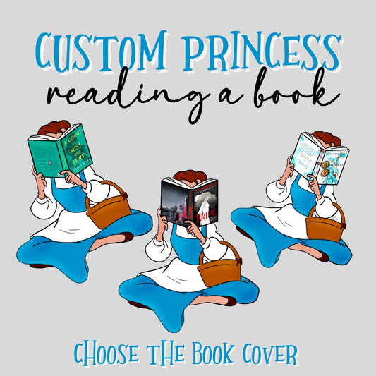 Custom Princess Reading a Book - Awfullynerdy.co