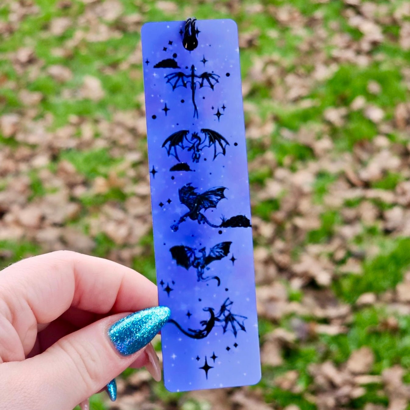 Dragons Purple Metal Bookmark - Awfullynerdy.co