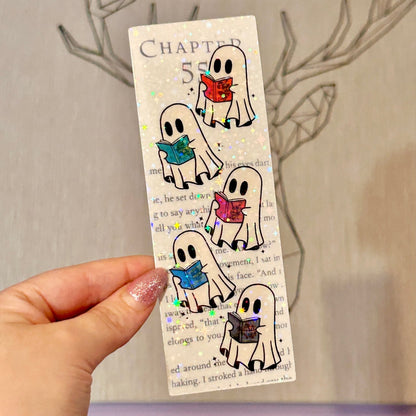 Ghost Reading ACOTAR Series Cardstock Bookmark - Awfullynerdy.co