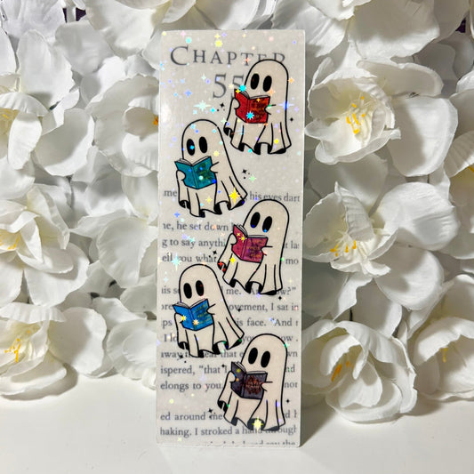 Ghost Reading ACOTAR Series Cardstock Bookmark - Awfullynerdy.co