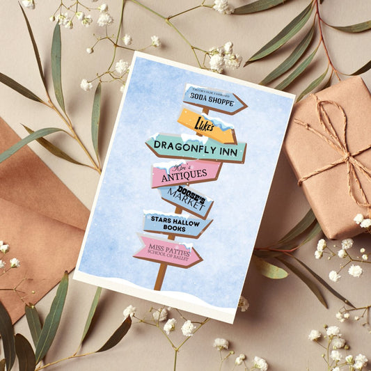 Gilmore Girls Sign Post Greeting Card - Awfullynerdy.co