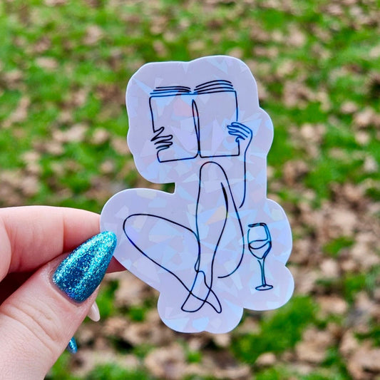 Girl Silhouette Sticker - Awfullynerdy.co