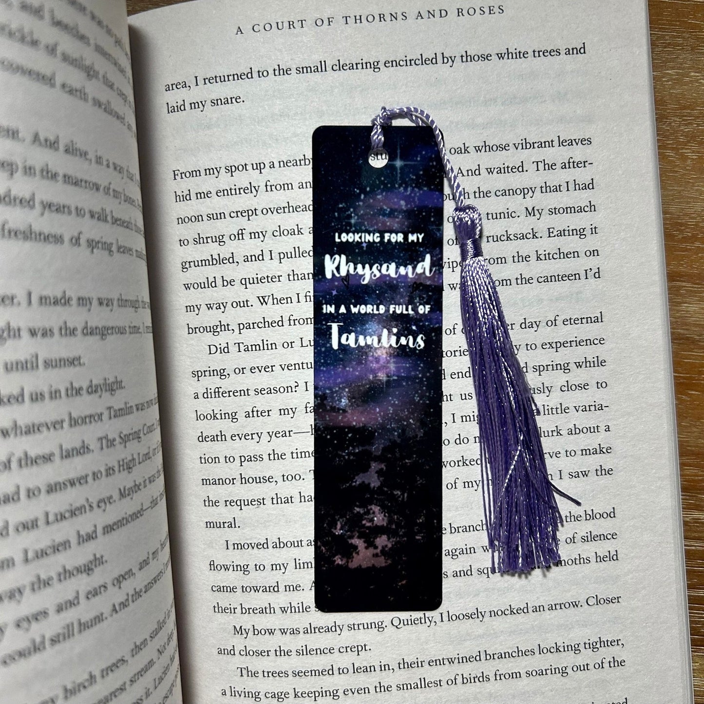 Looking For My Rhysand Metal Bookmark