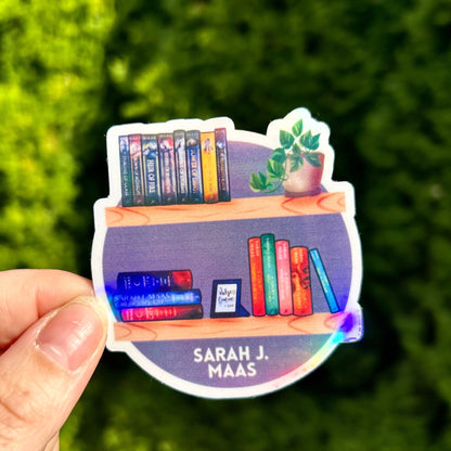 Sarah J Maas Bookshelf Sticker