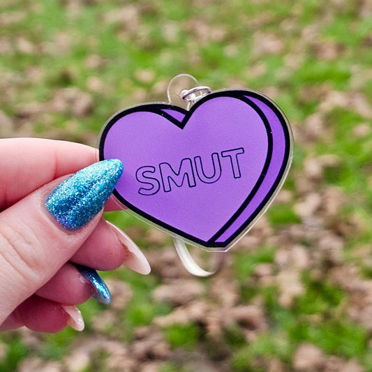 Smut Heart Keychain - Awfullynerdy.co