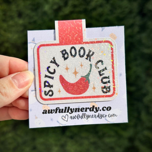 Spicy Book Club Magnetic Bookmark