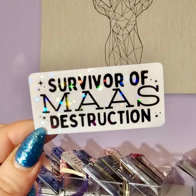 Survivor of MAAS Destruction Sticker - Awfullynerdy.co