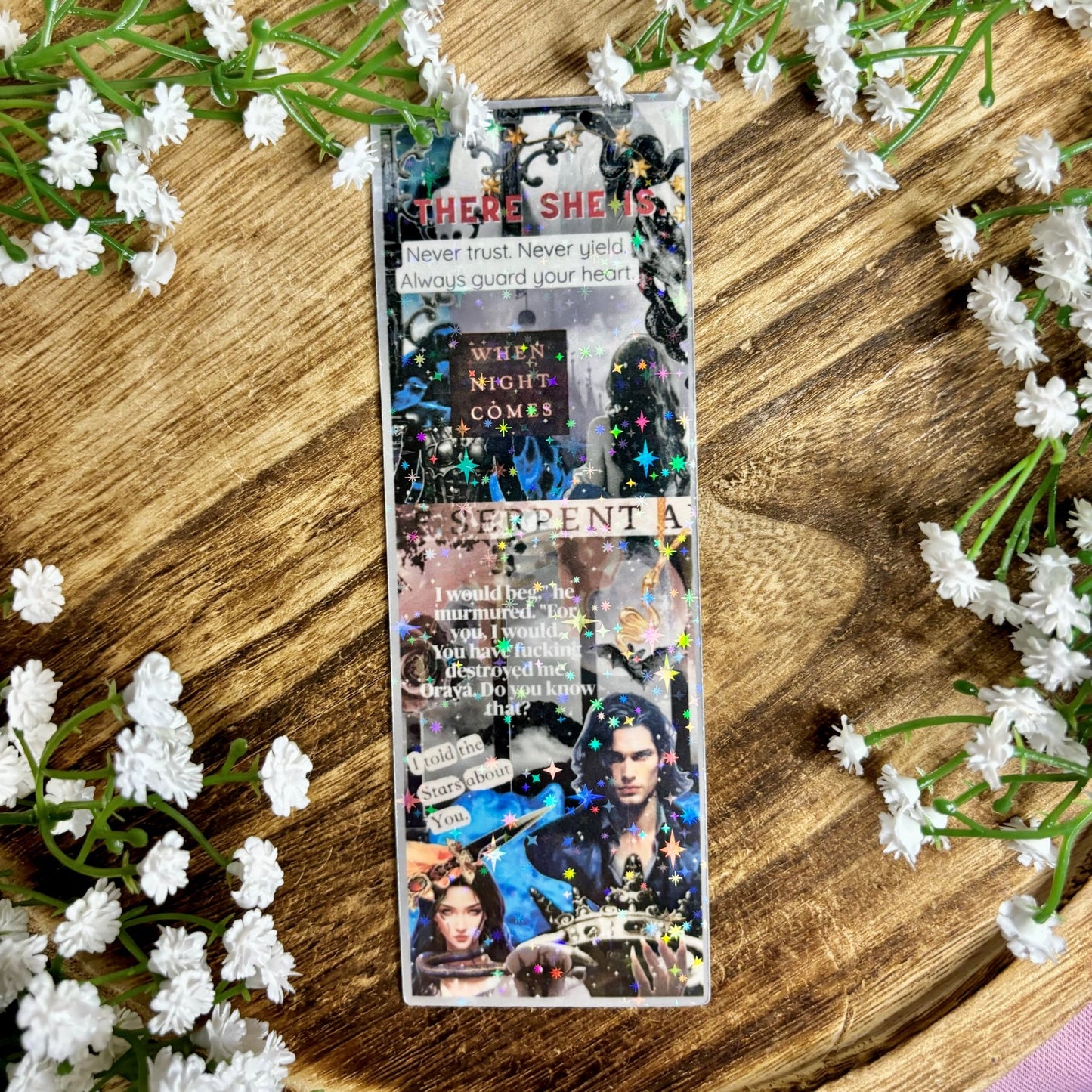 The Serpent and the Wings of Night Collage Bookmark - Awfullynerdy.co