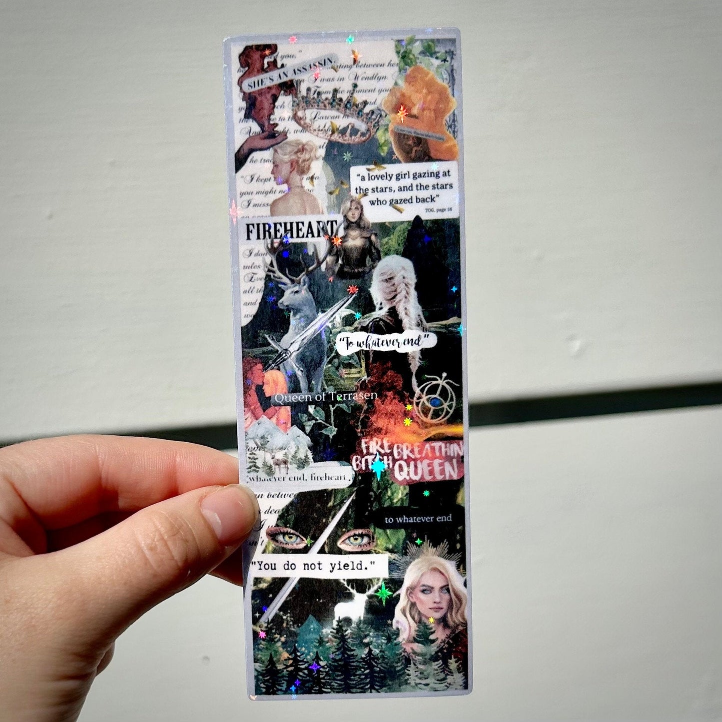 Throne of Glass Aelin Galathynius Collage Bookmark - Awfullynerdy.co